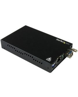 StarTech.com ET91000SM10 konwerter sieciowy 2000 Mbit/s 1310 nm Pojedynczy Czarny
