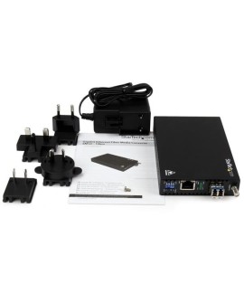 StarTech.com ET91000SM10 konwerter sieciowy 2000 Mbit/s 1310 nm Pojedynczy Czarny