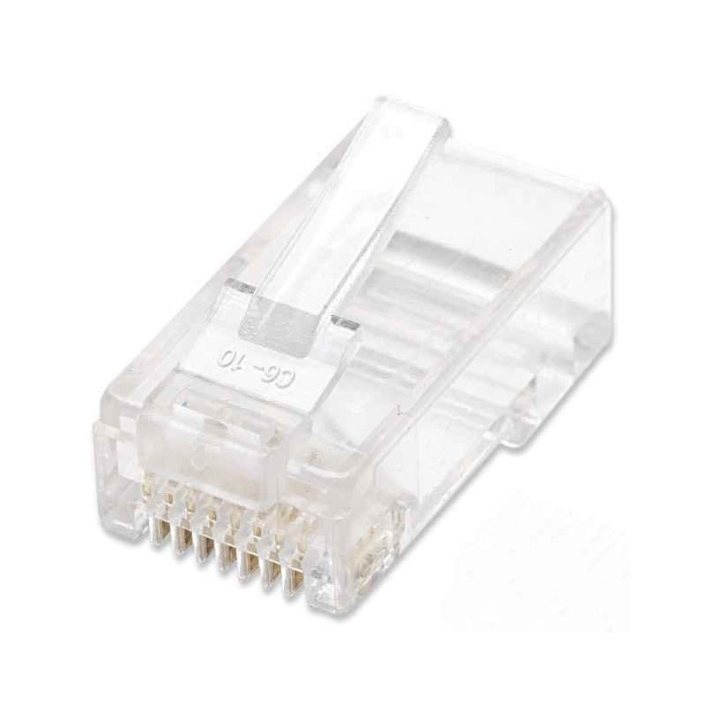 Intellinet 790055 wtyczka RJ-45 Przezroczysty
