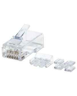 Intellinet 790550 wtyczka RJ45 Przezroczysty