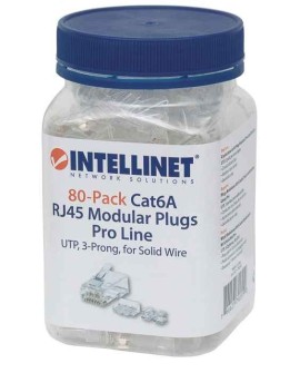 Intellinet 790550 wtyczka RJ45 Przezroczysty