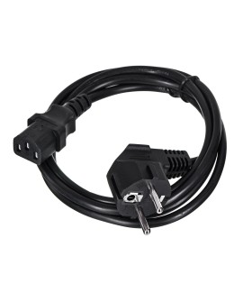 Kabel GEMBIRD PC-186 (C13 / IEC C13 / IEC 320 C13 - Schuko 1,8m kolor czarny)
