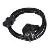 Kabel GEMBIRD PC-186 (C13 / IEC C13 / IEC 320 C13 - Schuko 1,8m kolor czarny)