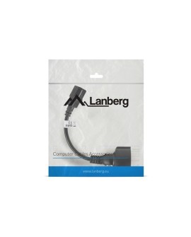 LANBERG PRZEDŁUŻACZ KABLA ZASILAJĄCEGO IEC 320 C14 - SCHUKO(F), 20CM