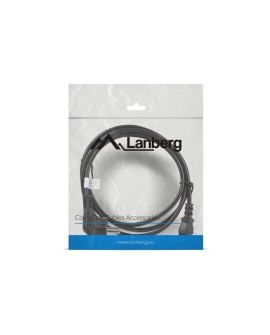Kabel Lanberg CA-C13C-11CC-0018-BK (C13 / IEC C13 / IEC 320 C13 F - Schuko M 1,8m kolor czarny)