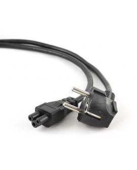 GEMBIRD KABEL ZASILAJĄCY DO NOTEBOOKA KONICZYNKA CEE 7/7 - C5 (3 PIN) VDE 3M, CZARNY