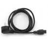 GEMBIRD KABEL ZASILAJĄCY DO NOTEBOOKA KONICZYNKA CEE 7/7 - C5 (3 PIN) VDE 3M, CZARNY