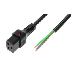 Kabel OPEN/IEC C19 prosty Ż...