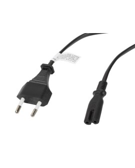 LANBERG KABEL ZASILAJĄCY EURO CEE 7/16 - C7 1.8M (ÓSEMKA)