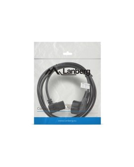 Kabel Lanberg CA-C13C-12CC-0018-BK (C13 / IEC C13 / IEC 320 C13 F - Schuko M 1,8m kolor czarny)