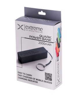 ESPERANZA POWER BANK 2000MAH QUARK CZARNY XMP101K