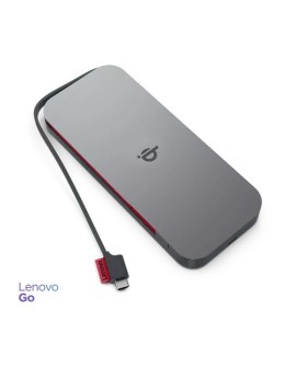 Power Bank Lenovo Go 10 000 mAh, G0A3LG1WWW, USB-C, szary