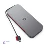Power Bank Lenovo Go 10 000 mAh, G0A3LG1WWW, USB-C, szary