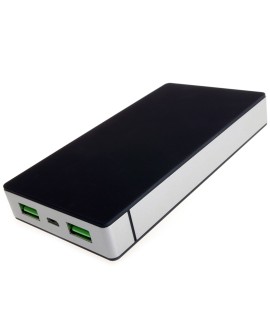 PowerBank PowerNeed P10000B (10000mAh microUSB, USB 2.0 kolor czarny)