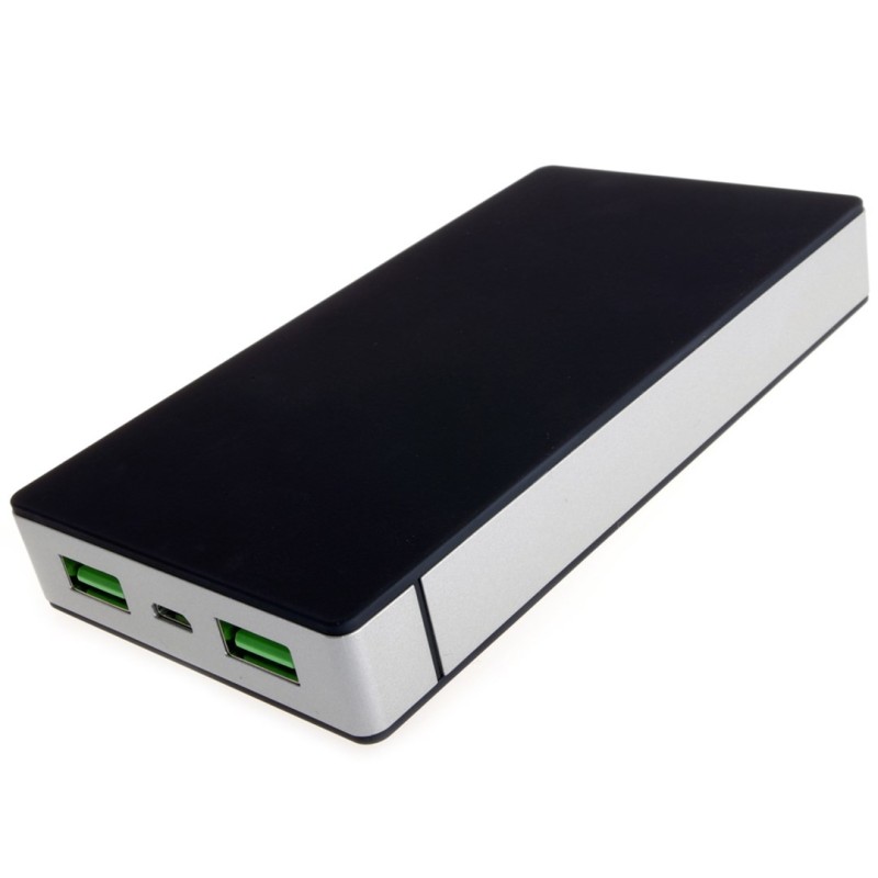 PowerBank PowerNeed P10000B (10000mAh microUSB, USB 2.0 kolor czarny)