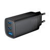 GEMBIRD SZYBKA ŁADOWARKA USB POWER DELIVERY USB TYPU C, 3X USB, 65 W, GAN CZARNA