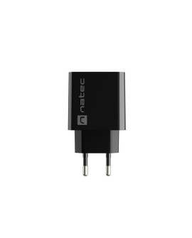 NATEC ŁADOWARKA SIECIOWA RIBERA USB-A + USB-C 20W POWER DELIVERY CZARNA NUC-2062