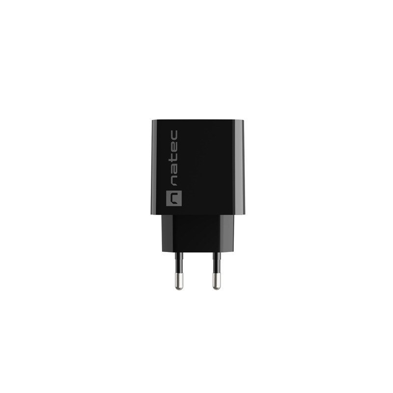NATEC ŁADOWARKA SIECIOWA RIBERA USB-A + USB-C 20W POWER DELIVERY CZARNA NUC-2062