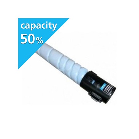 Konica Minolta oryginalny toner TN512C, A33K45H, cyan, 17500s, Połowa pojemności