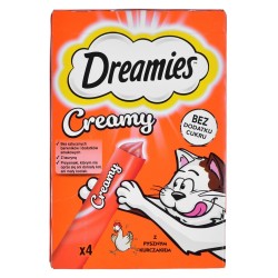 Dreamies Creamy Kurczak 4x10g