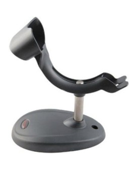 Stand: gray, 8cm (3´) height, rigid rod, large oval weighted base, Xenon cradle