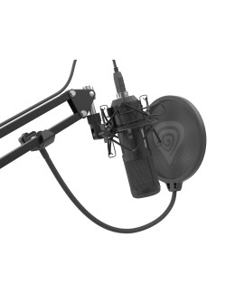 Mikrofon Genesis Radium 400 Studyjny USB Ramię Popfiltr
