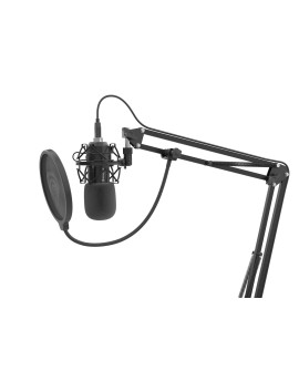 Mikrofon Genesis Radium 400 Studyjny USB Ramię Popfiltr