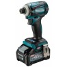 Makita TD001GM201 wkrętak zasilany/zakrętark udarowy 3700 RPM Czarny, Zielony