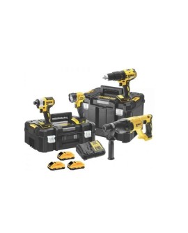 Zestaw COMBO 18V 3x3,0Ah TSTAK DCD778+DCF787+DCH033+DCL040 DEWALT