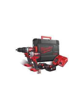 MILWAUKEE.POWERPACK M18BLPP2B2-502X M18BLDD2+M18BLID2 2x5,0Ah ...