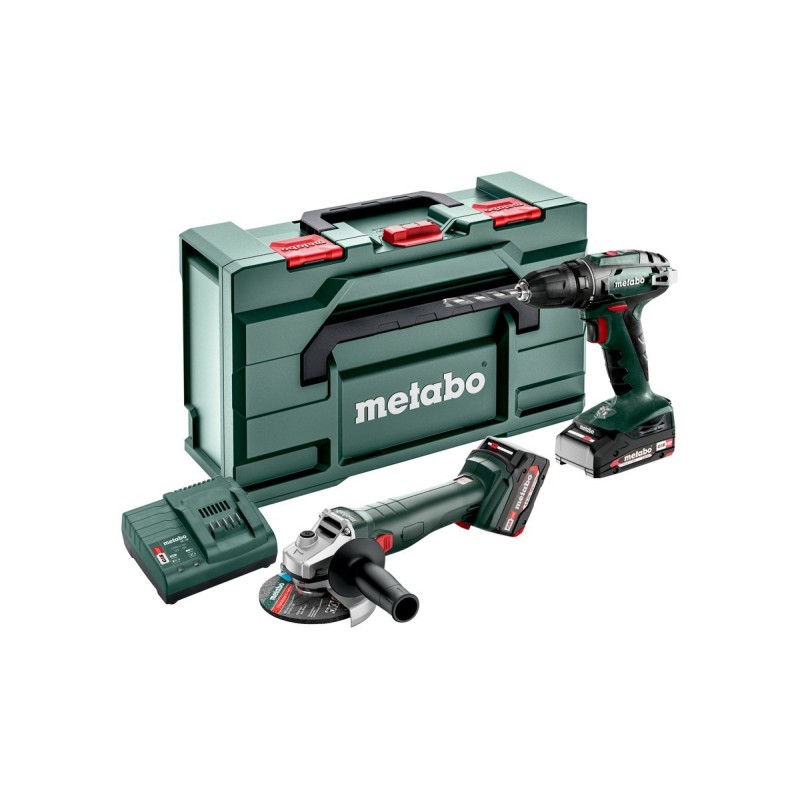 Metabo SET 2.4.3 18 V 1600 RPM Czarny, Zielony, Czerwony
