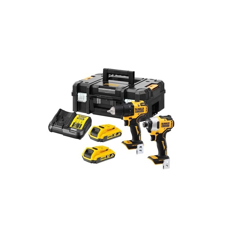 DeWALT DCK2061D2T-QW zestaw combo elektronarzędzi Bateria