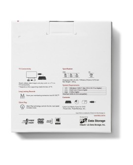 Hitachi-LG Slim Portable DVD-Writer