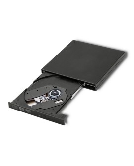 QOLTEC NAGRYWARKA DVD-RW ZEWNĘTRZNA | USB 2.0 | CZARNA