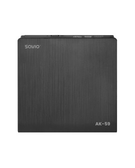 SAVIO NAGRYWARKA ZEWNĘTRZNA TYPU SLIM CD/DVD R/RW - USB C/USB-A, AK-59