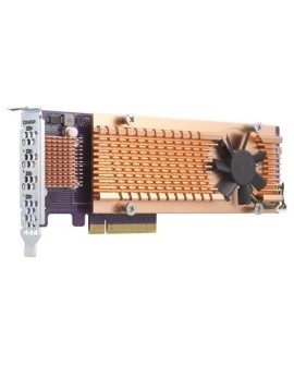 Qnap QM2-4P-384, 4x NVMe SSD M.2 2280 PCIe (Gen3 x 4)