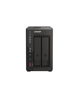 Qnap TS-253E-8G, Tower, 2 x 2.5"/3.5" SATA, Intel Celeron J6412 4C/4T, 8 GB DDR4 onboard not expandable, 2 x 2.5GbE, External