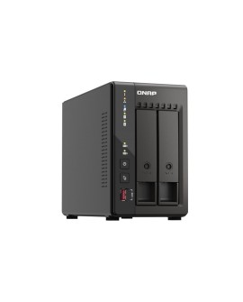 Qnap TS-253E-8G, Tower, 2 x 2.5"/3.5" SATA, Intel Celeron J6412 4C/4T, 8 GB DDR4 onboard not expandable, 2 x 2.5GbE, External