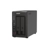 Qnap TS-253E-8G, Tower, 2 x 2.5"/3.5" SATA, Intel Celeron J6412 4C/4T, 8 GB DDR4 onboard not expandable, 2 x 2.5GbE, External