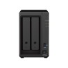 NAS Synology DS723+ Tower 2x (3.5" SATA HDD) AMD Ryzen R1600 ,2GB DDR4 ECC (max. 32GB), 2x 1GbE RJ-45