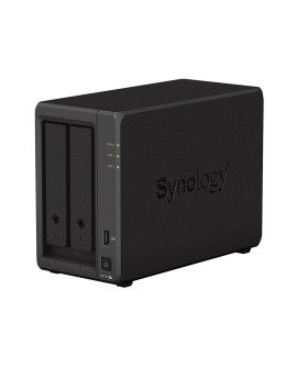 NAS Synology DS723+ Tower 2x (3.5" SATA HDD) AMD Ryzen R1600 ,2GB DDR4 ECC (max. 32GB), 2x 1GbE RJ-45