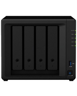 NAS Synology DS423+, Tower, 4x (3.5" SATA/HDD), 2 x M.2, Intel Celeron J4125, 2 GB DDR4 ECC SODIMM (max. 6GB), 2x 1GbE RJ-45, 2x