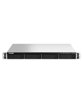Qnap TS-464U-RP-8G, 1U, 4 x 2.5"/3.5" SATA , Intel Celeron N5105/N5095 4C/4T, 8GB RAM onboard ( not expandable), 2 x 2.5GbE,