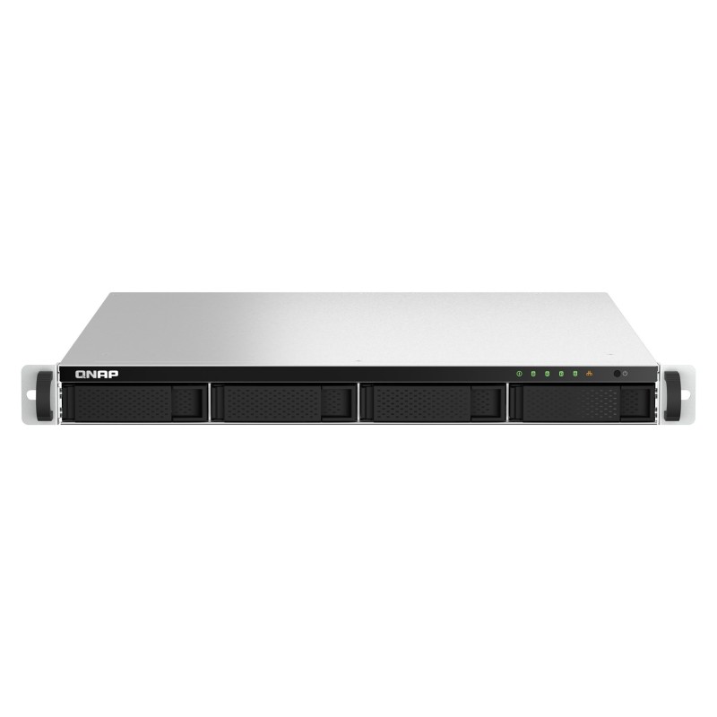 Qnap TS-464U-RP-8G, 1U, 4 x 2.5"/3.5" SATA , Intel Celeron N5105/N5095 4C/4T, 8GB RAM onboard ( not expandable), 2 x 2.5GbE,