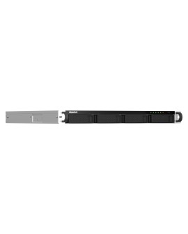Qnap TS-464U-RP-8G, 1U, 4 x 2.5"/3.5" SATA , Intel Celeron N5105/N5095 4C/4T, 8GB RAM onboard ( not expandable), 2 x 2.5GbE,