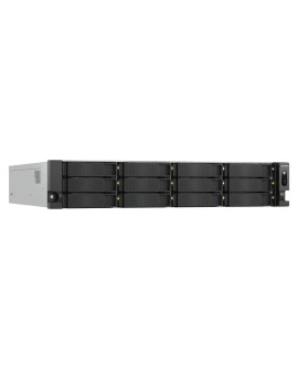 Qnap TS-h1277AXU-RP-R5-16G, 2U, 12 x 3.5" SATA, AMD Ryzen Pro 7645 6/12, 16 GB UDIMM DDR5 non-ECC (max. 128GB ), 2 x 2.5 GbE + 2