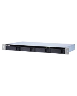 Qnap TL-R400S Expansion unit, 1U rackmount, 4x 2.5/3.5" SATA, with a QXP-400eS-A1164 PCIe SATA host card and 1 SFF-8088 to