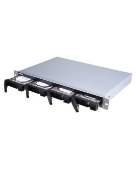 Qnap TS-431XeU-2G, 1U, 4 x 2.5"/3.5" SATA , Annapurna Labs Alpine AL-314 1.7GHz, 2GB DDR3 SODIMM (Max. 8GB), 1 x 10GbE SFP+  2 x