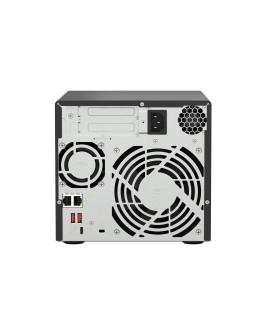 Zestaw Qnap TS-473A-SW5T (TS-473A-8G + switch QSW-1105-5T 5x2.5GbE), Tower, 3.5" SATA, AMD Ryzen V1500B 4C/8T, 8GB DDR4 (Max.