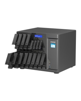 Qnap TS-1655-8G, Tower, 12 x 3.5"/2.5" SATA + 4 x 2.5" SATA, Intel Atom C5125 8C/8T, 8GB DDR4 non-ECC  (Max. 256GB), 2 x 2.5GbE,